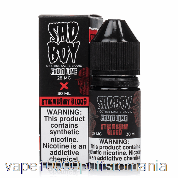 Vape Romania Sange De Capsuni - Sadboy Saruri - 30ml 48mg